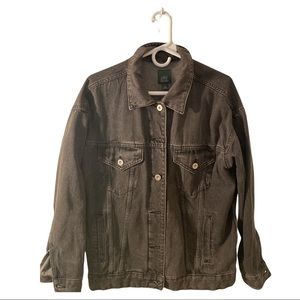 Black wash Denim Jacket! Boyfriend fit.